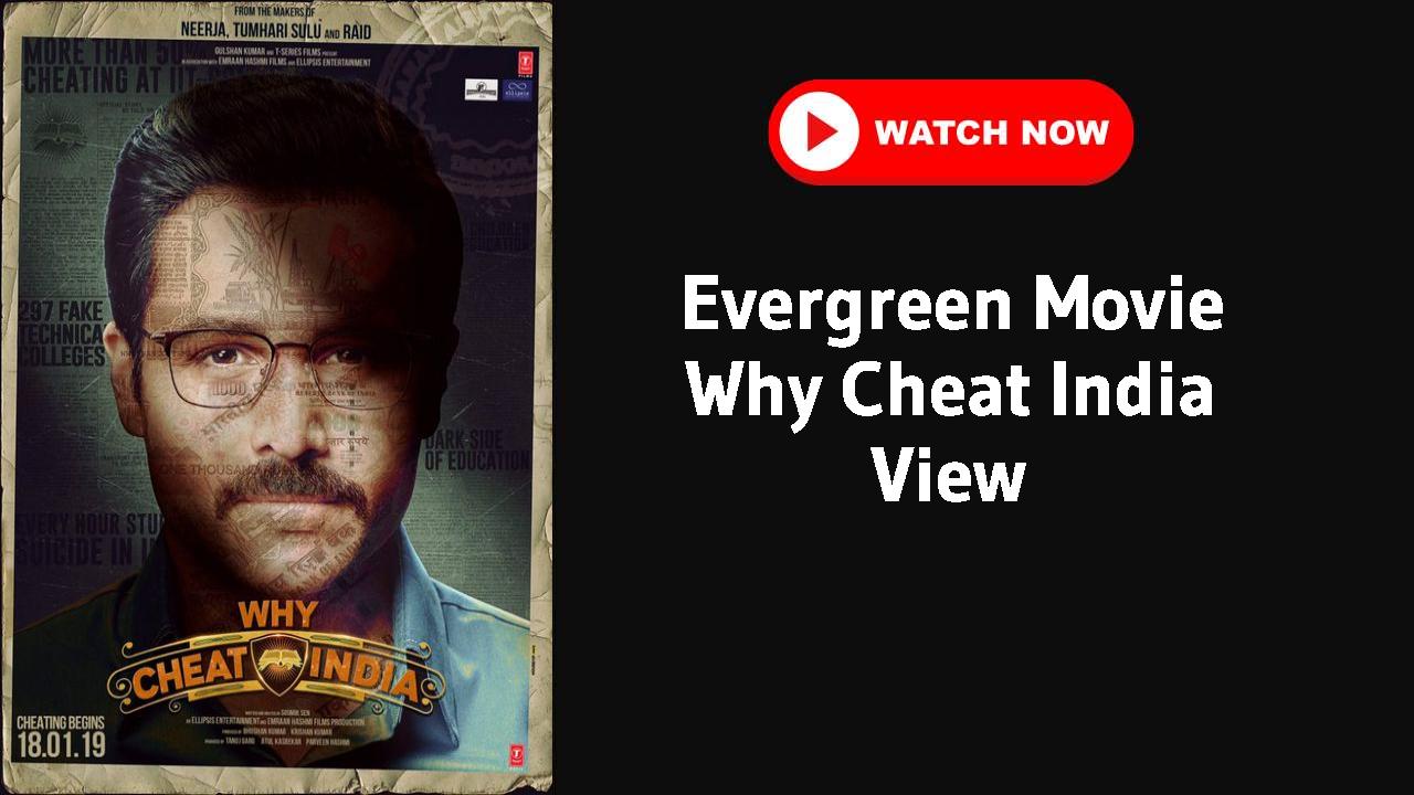 Why Cheat India